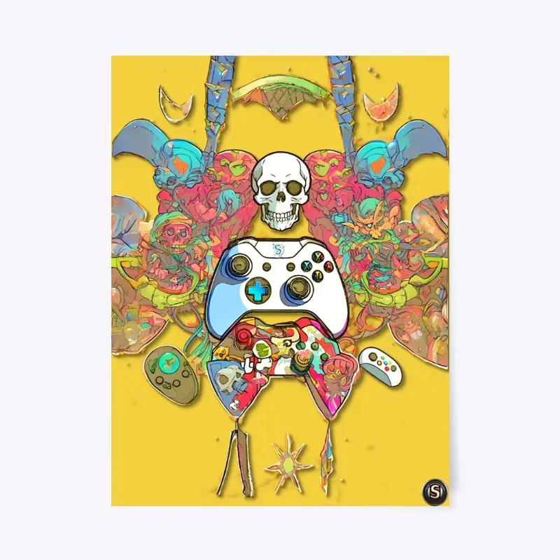 Controller x Scull Poster 